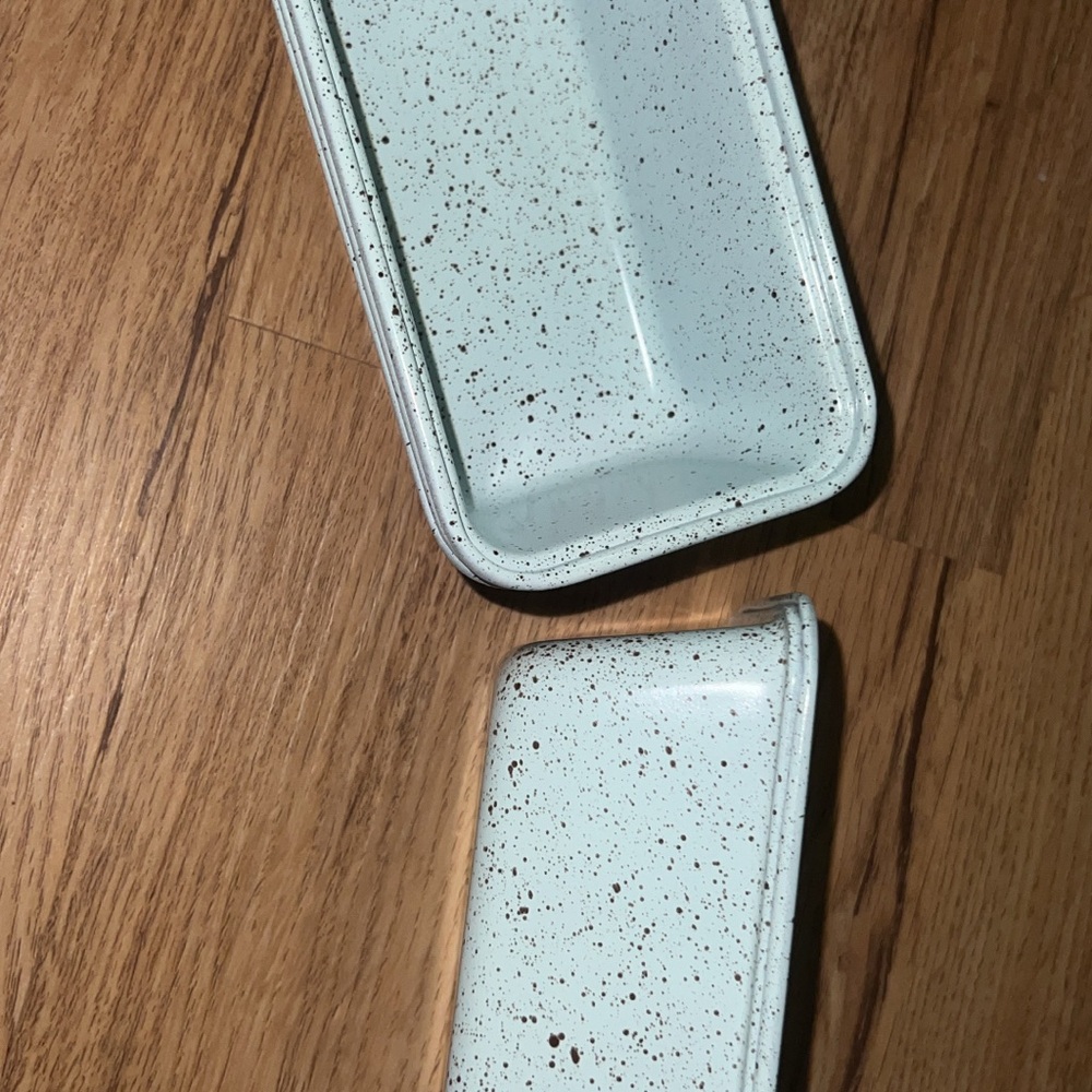 Speckled Mint Green Loaf Pans
